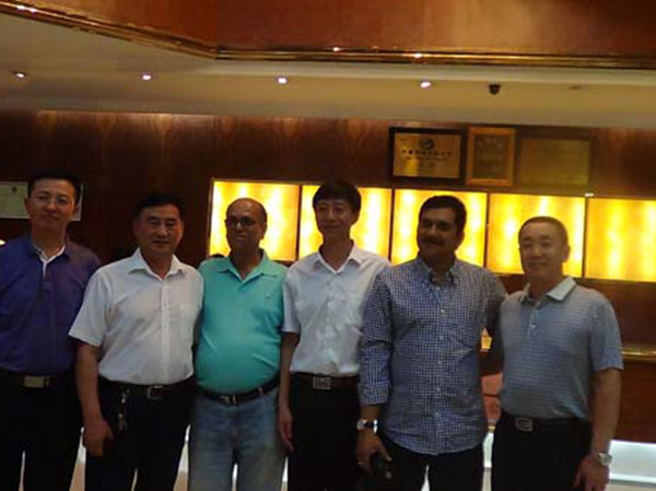 印度代理商對我公司進行拜訪